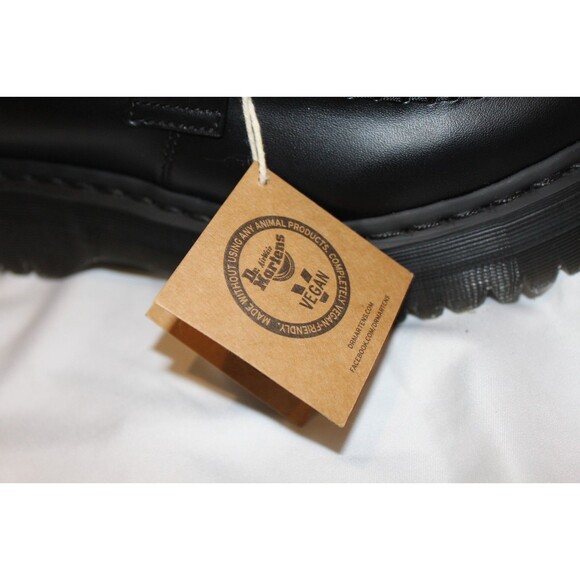 Dr. Martens Adrian Quad Vegan Leather Platform Loafers Black NEW - Picture 4 of 6